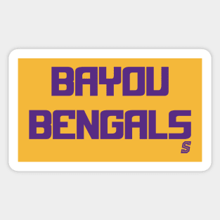 Bayou Bengals Sticker